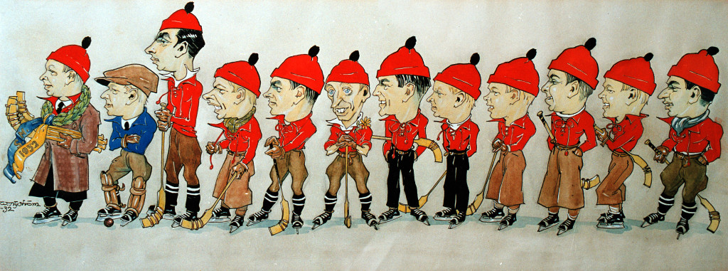 Bandy SM-guld 1932 karikatyr ver 3