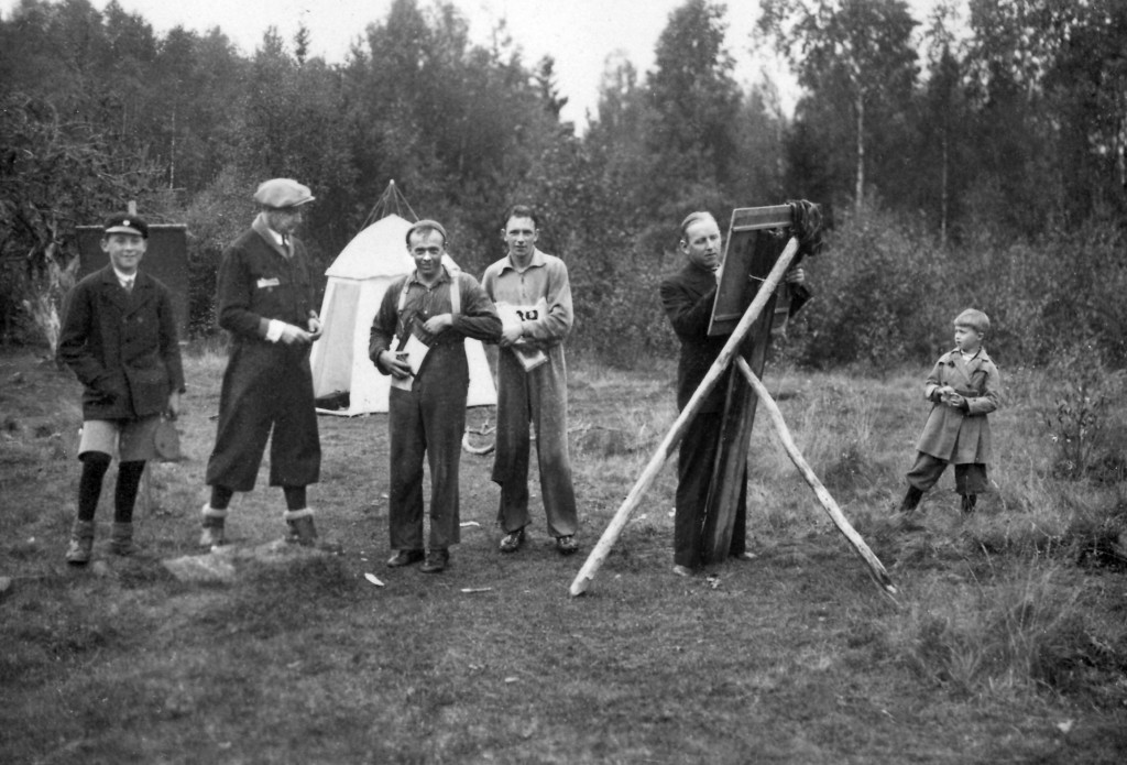 Orientering vid resultattavlan